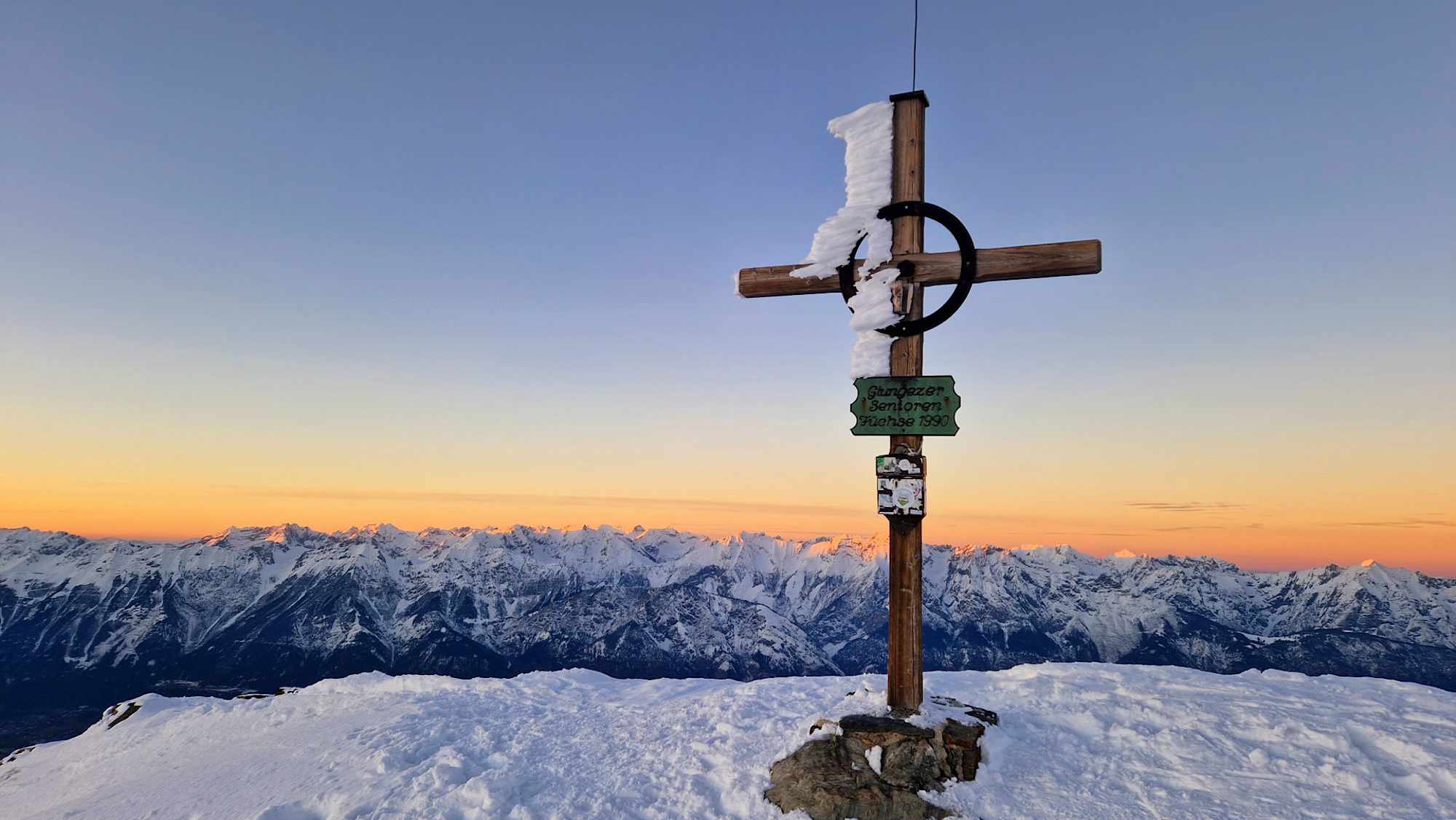 Sonnenspitze - Blick auf das Karwendel