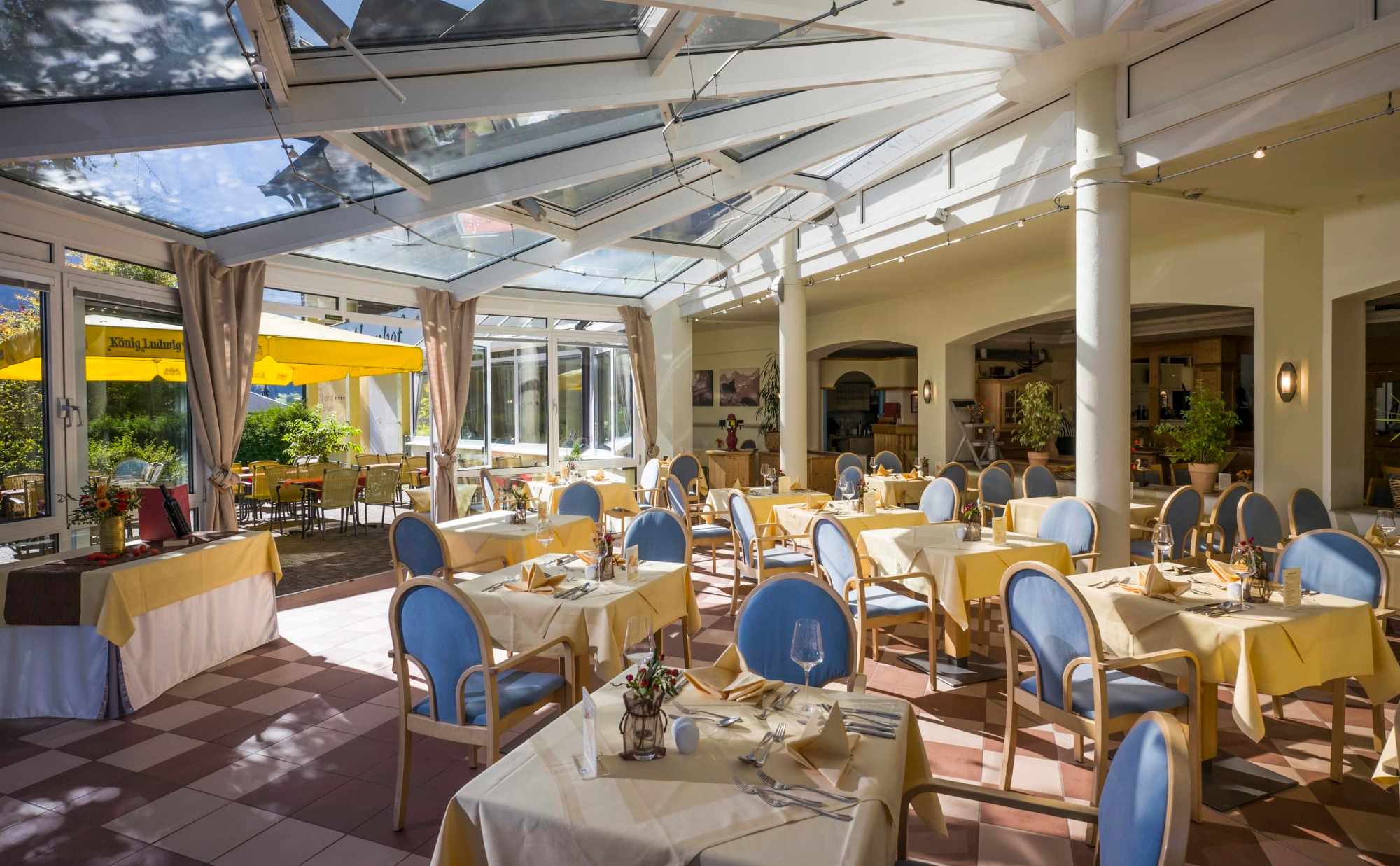Alpenhof Brixen Wintergarten