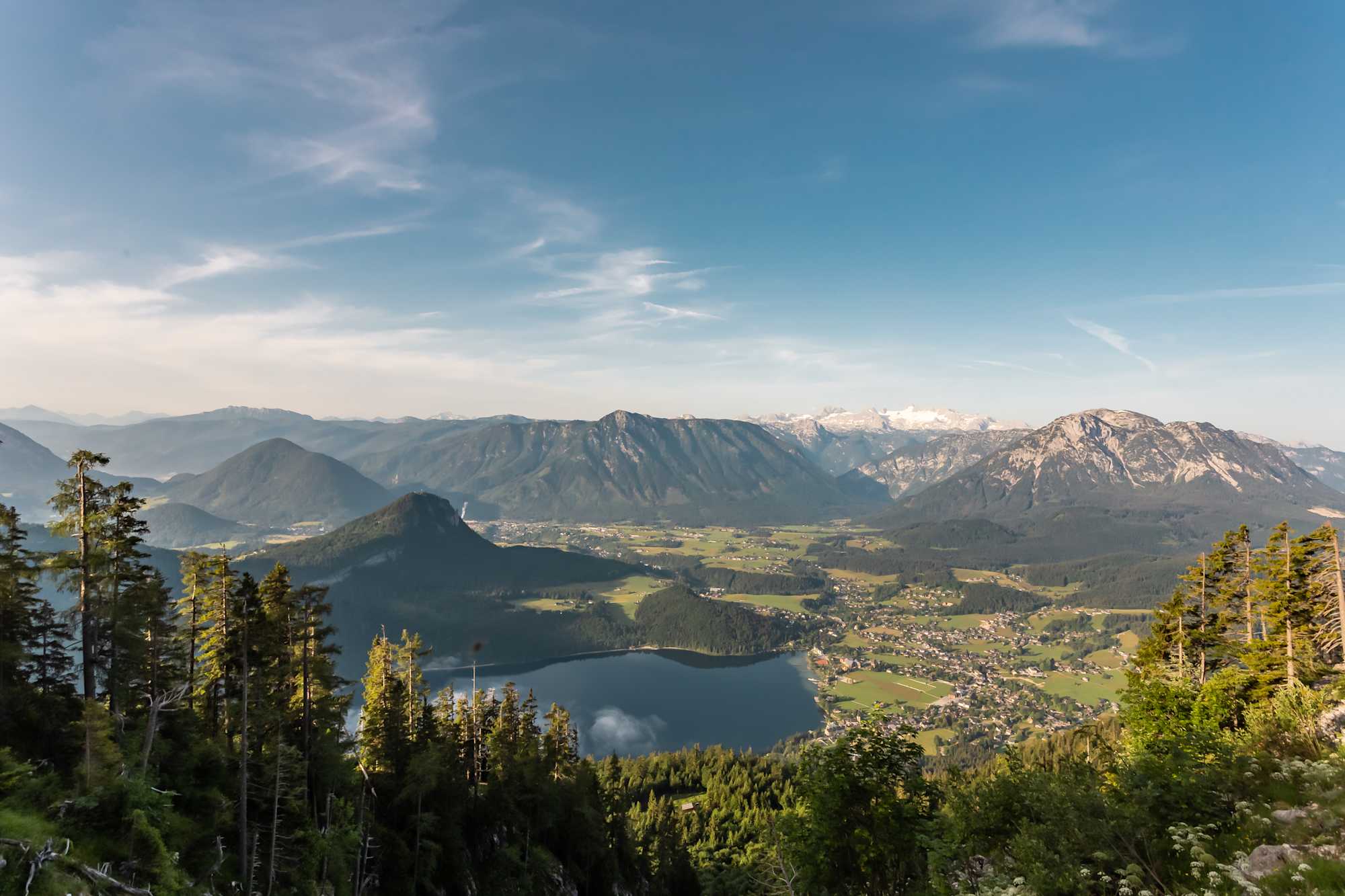 Blick von der Loserhütte auf Altaussee
