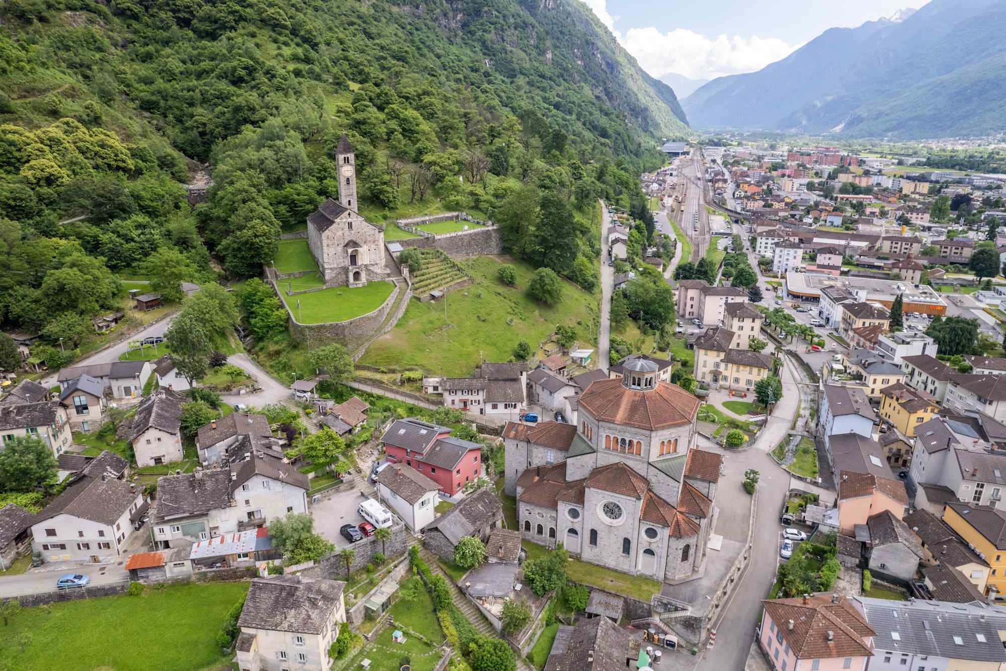 Auf der Tessiner Strada Alta.