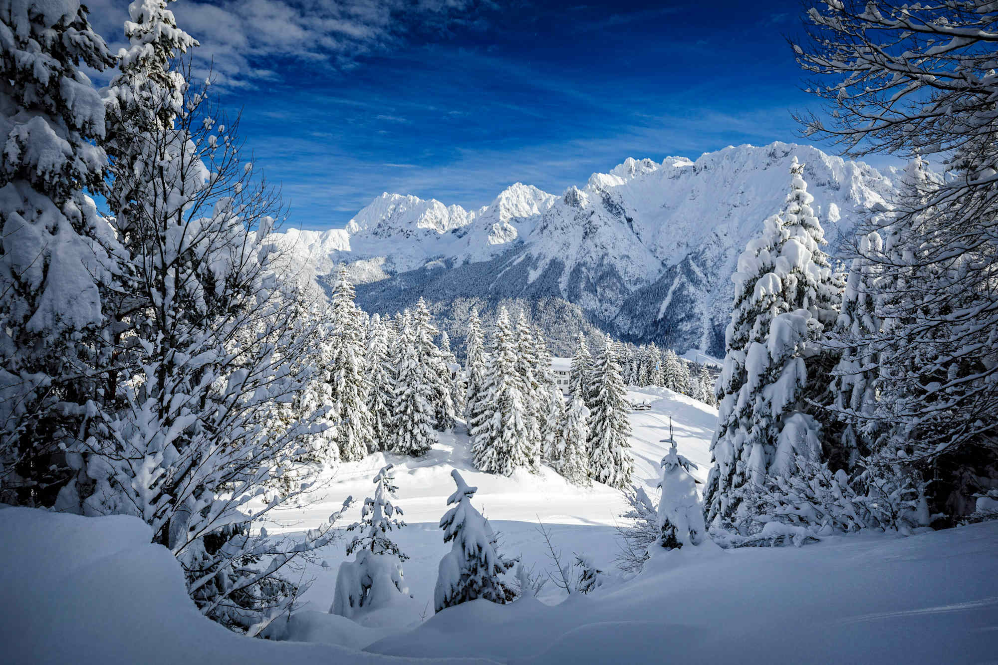 Tiefster Winter am Kranzberg