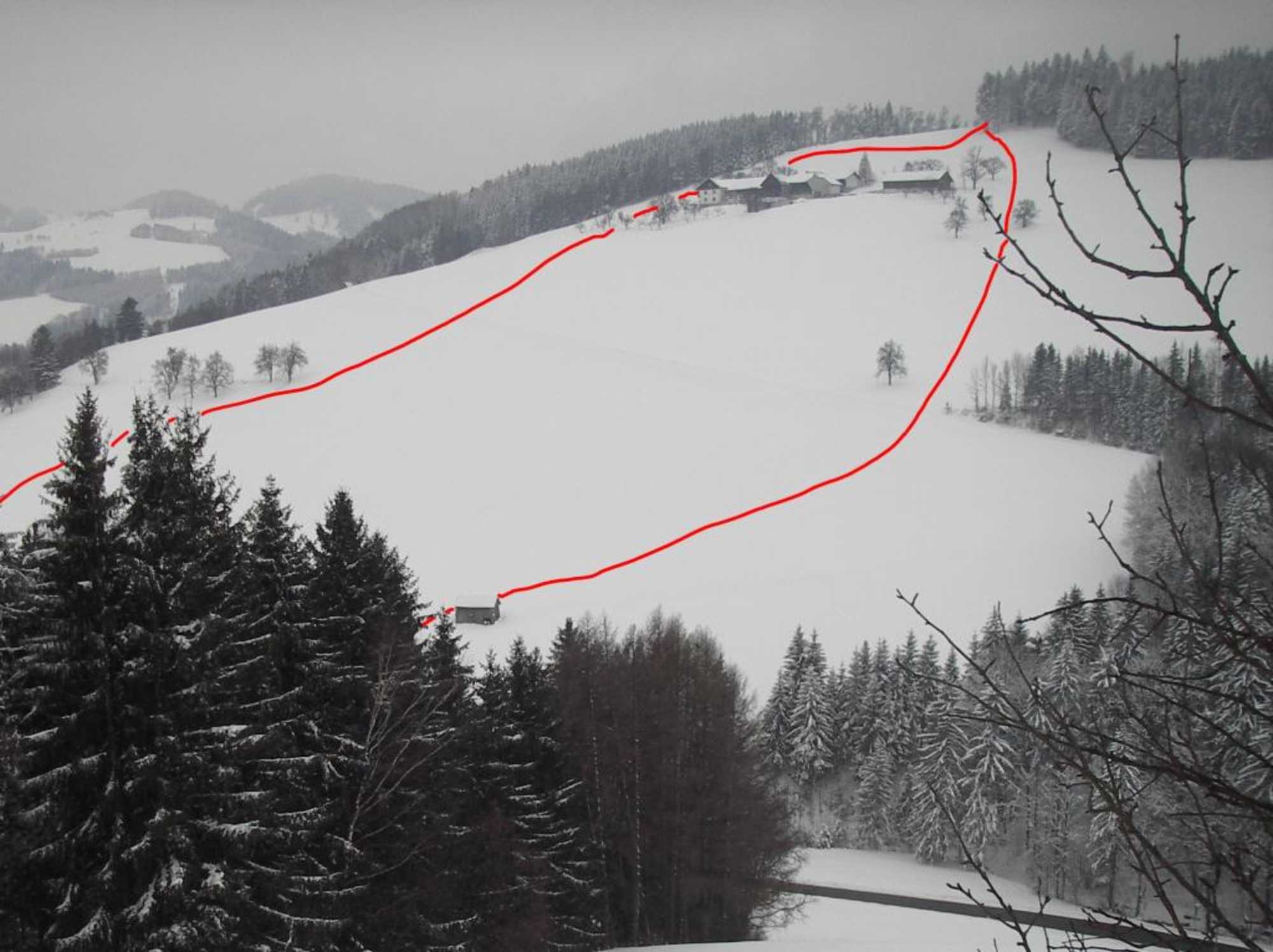 Routen am Tatzberg