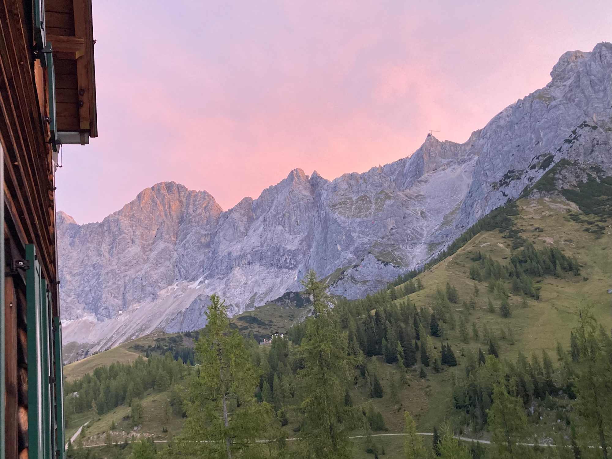 Blick von der Austriahütte