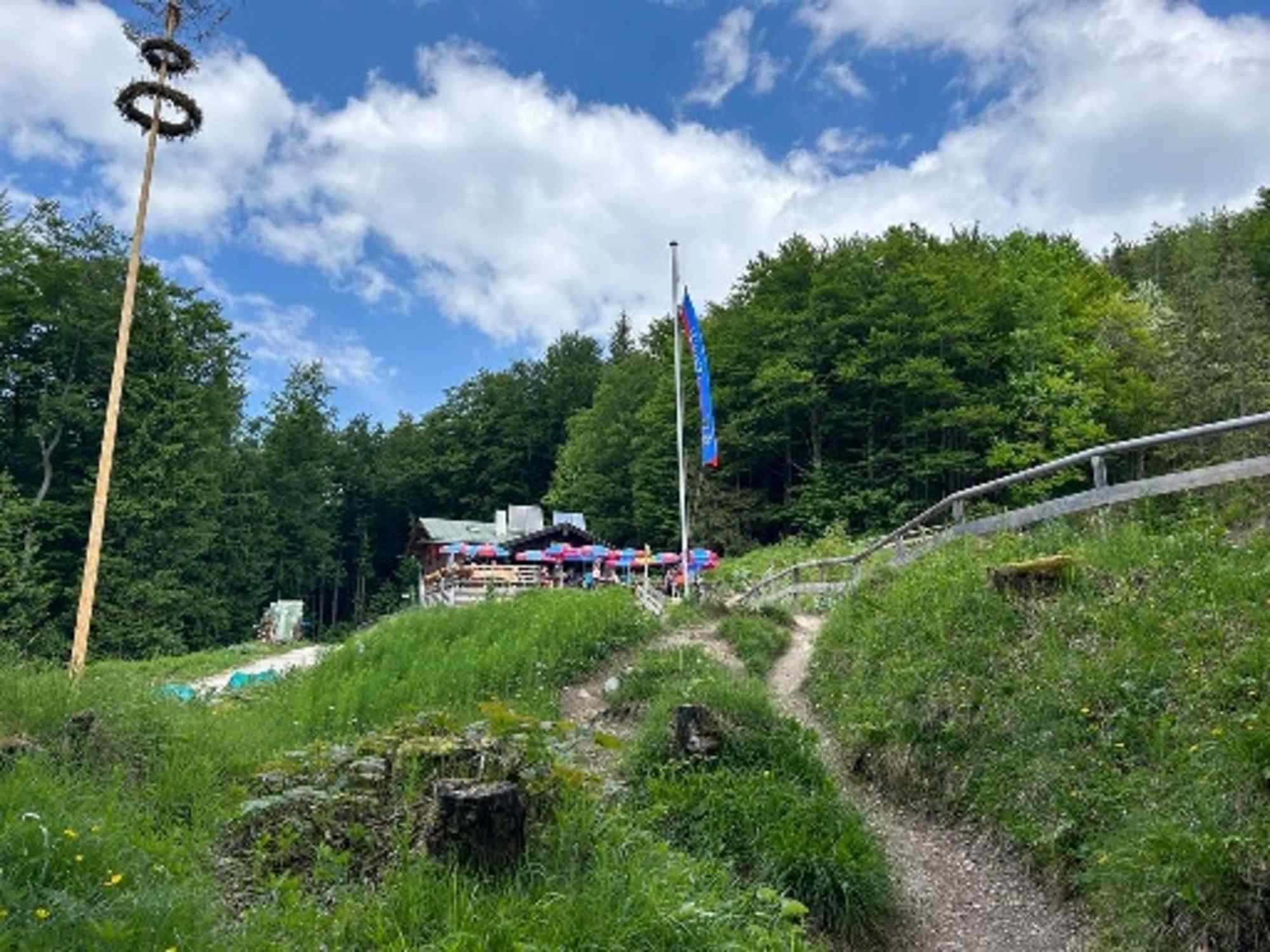 Kurz vor der Grünsteinhütte