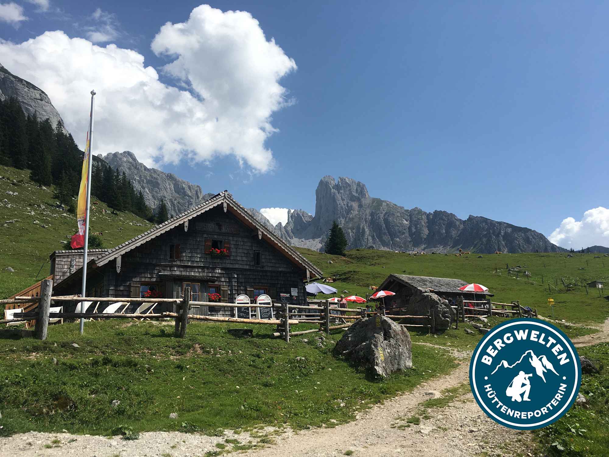 Die Stuhlalm am Gosaukamm