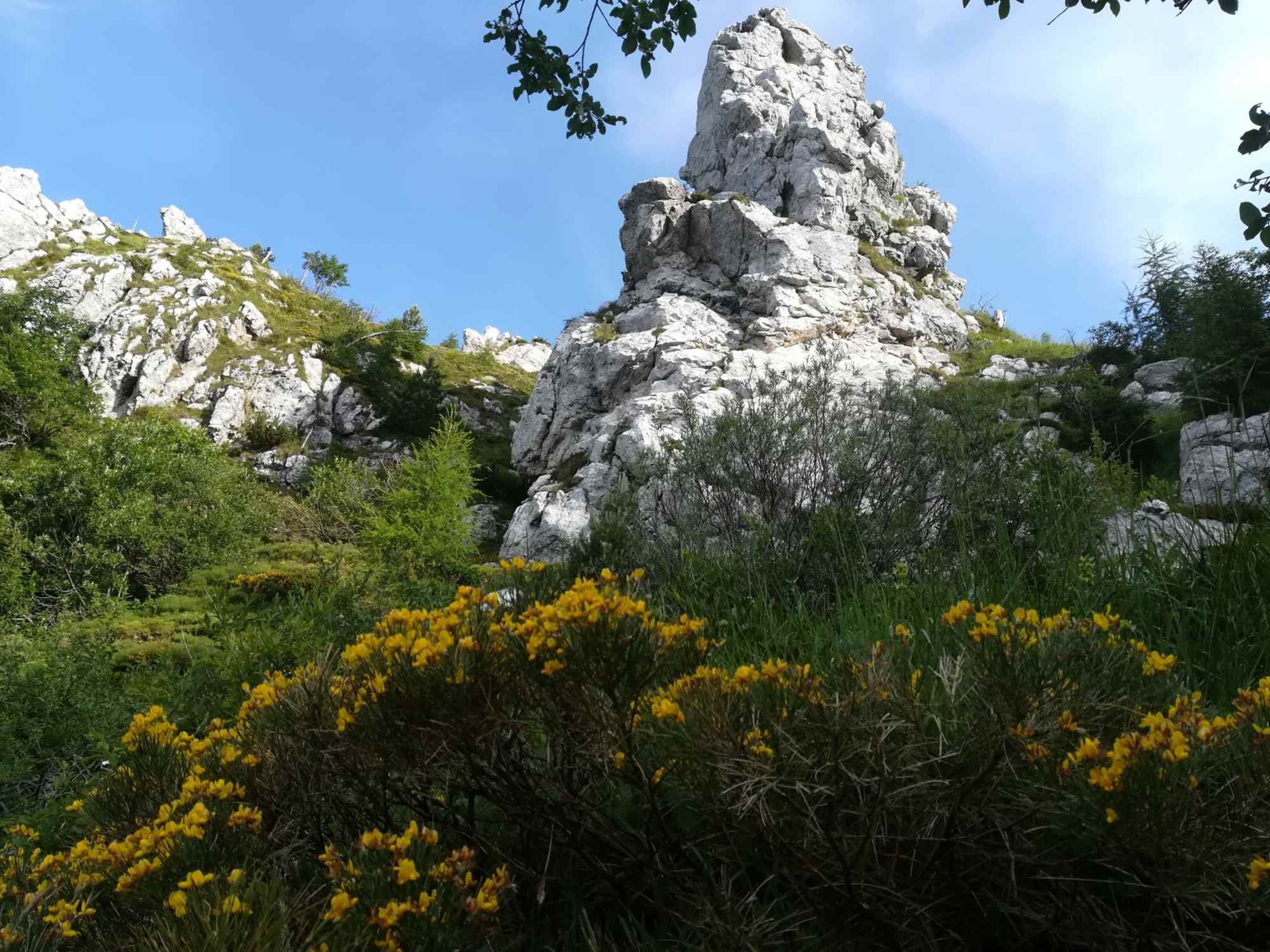 Felsformation nahe der Sella Buia