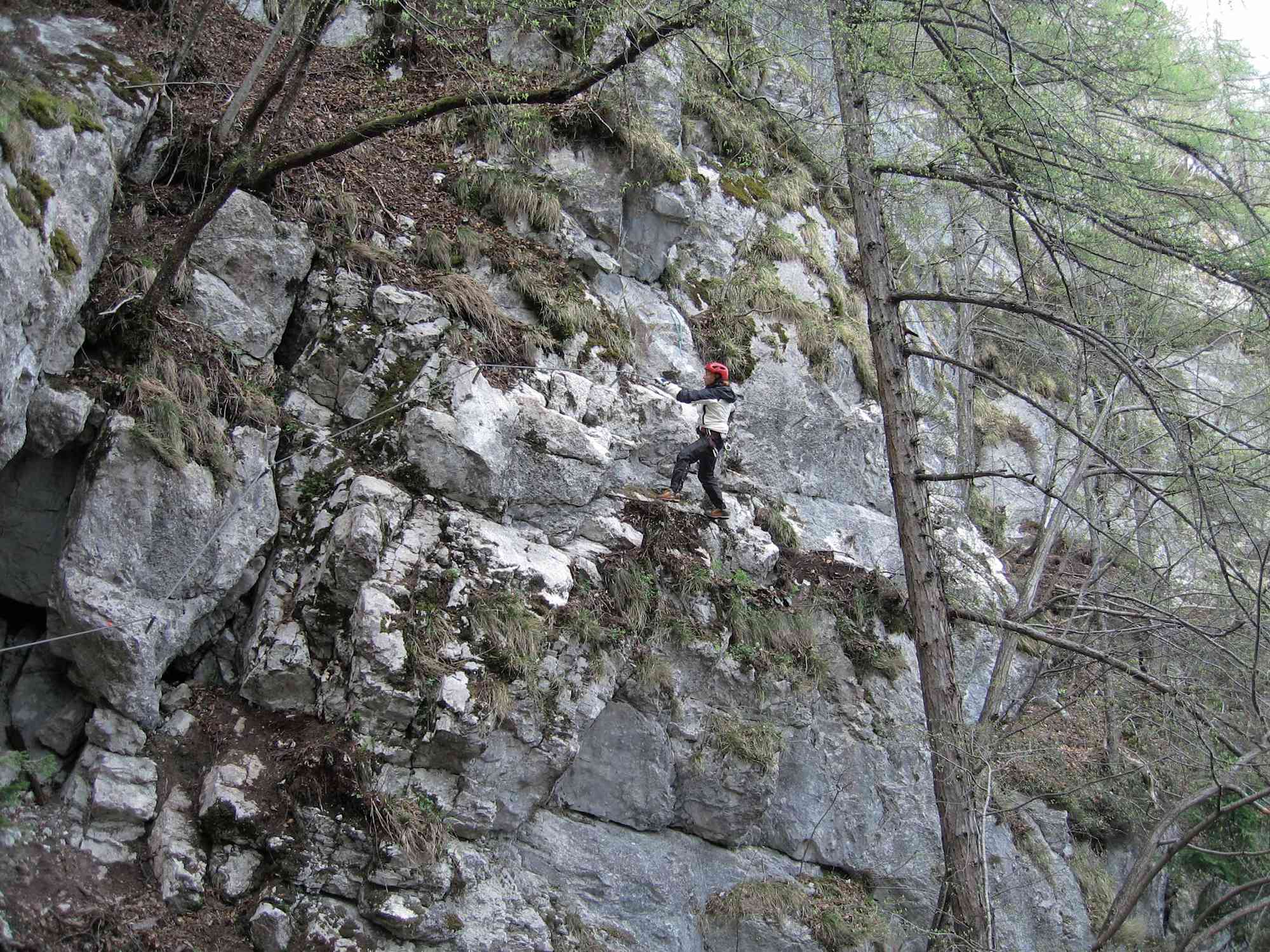 Türkenkopf Klettersteig - Ausstiegs-Querung