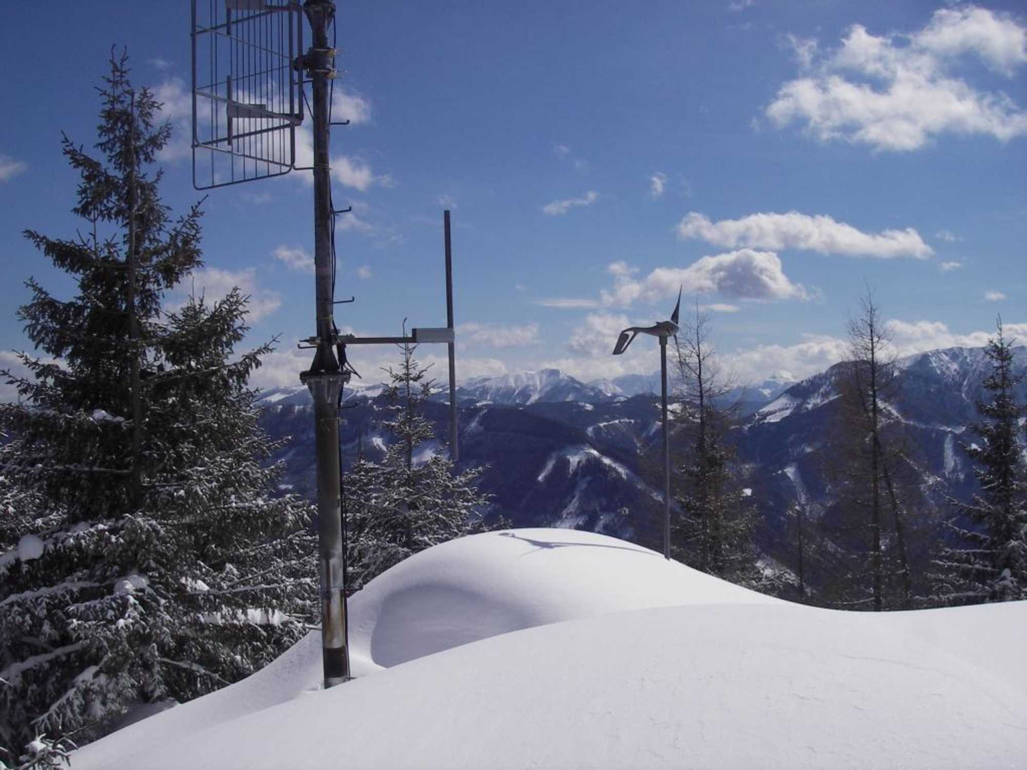 Funkstation der Bergrettung am Wasserkopf