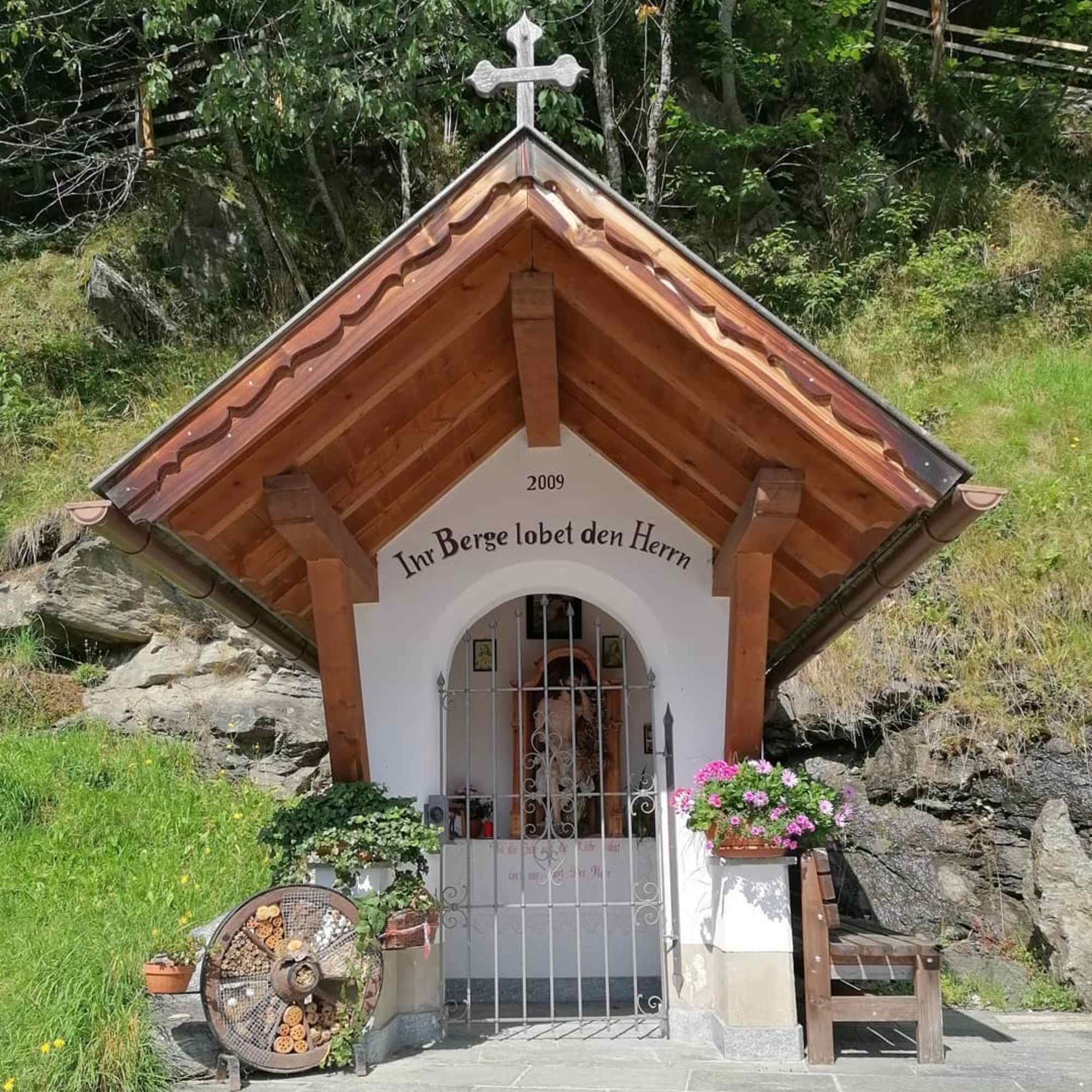 Die kleine Kapelle bei der Jausenstation