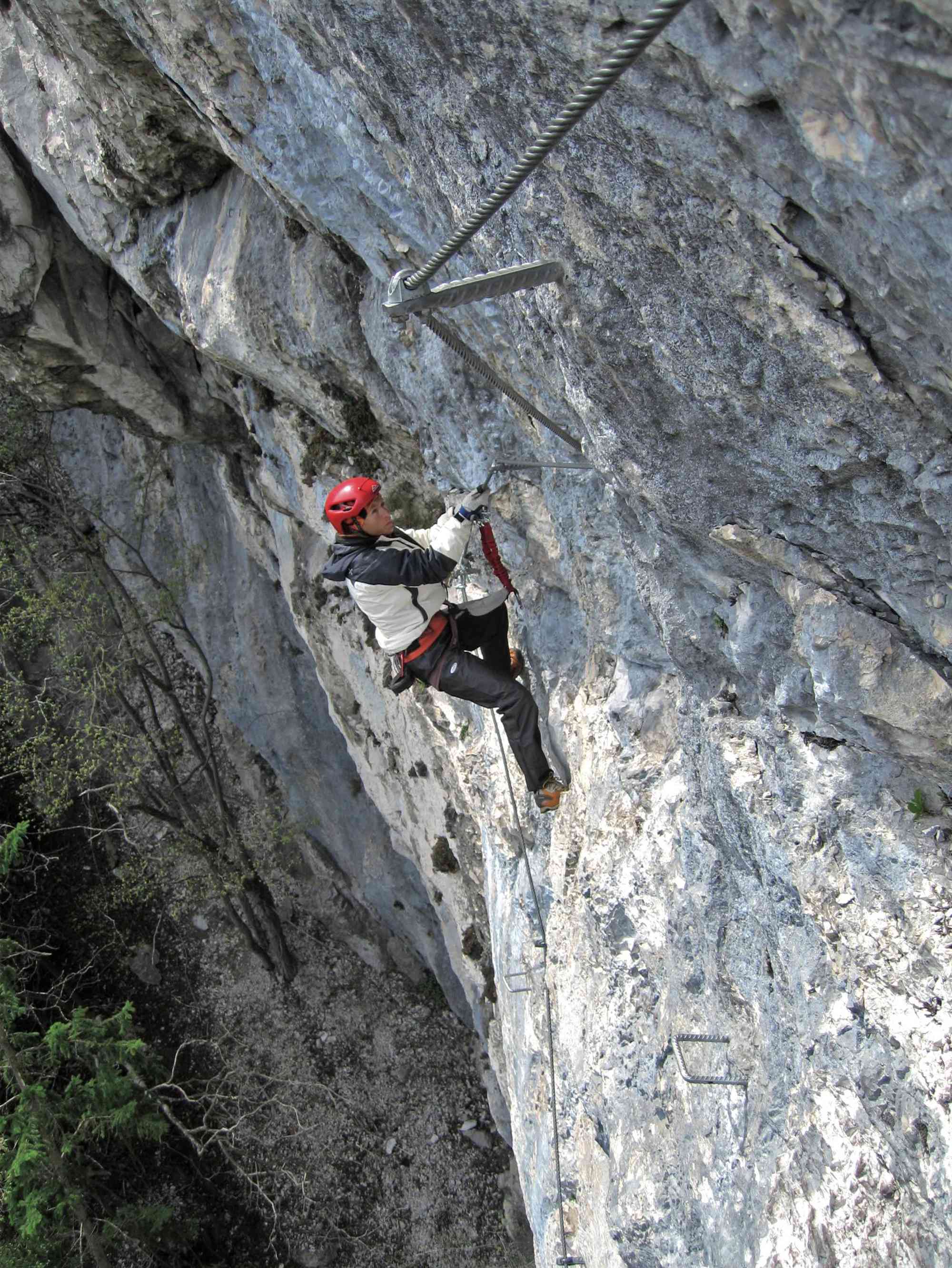 Türkenkopf Klettersteig - Hauptwand