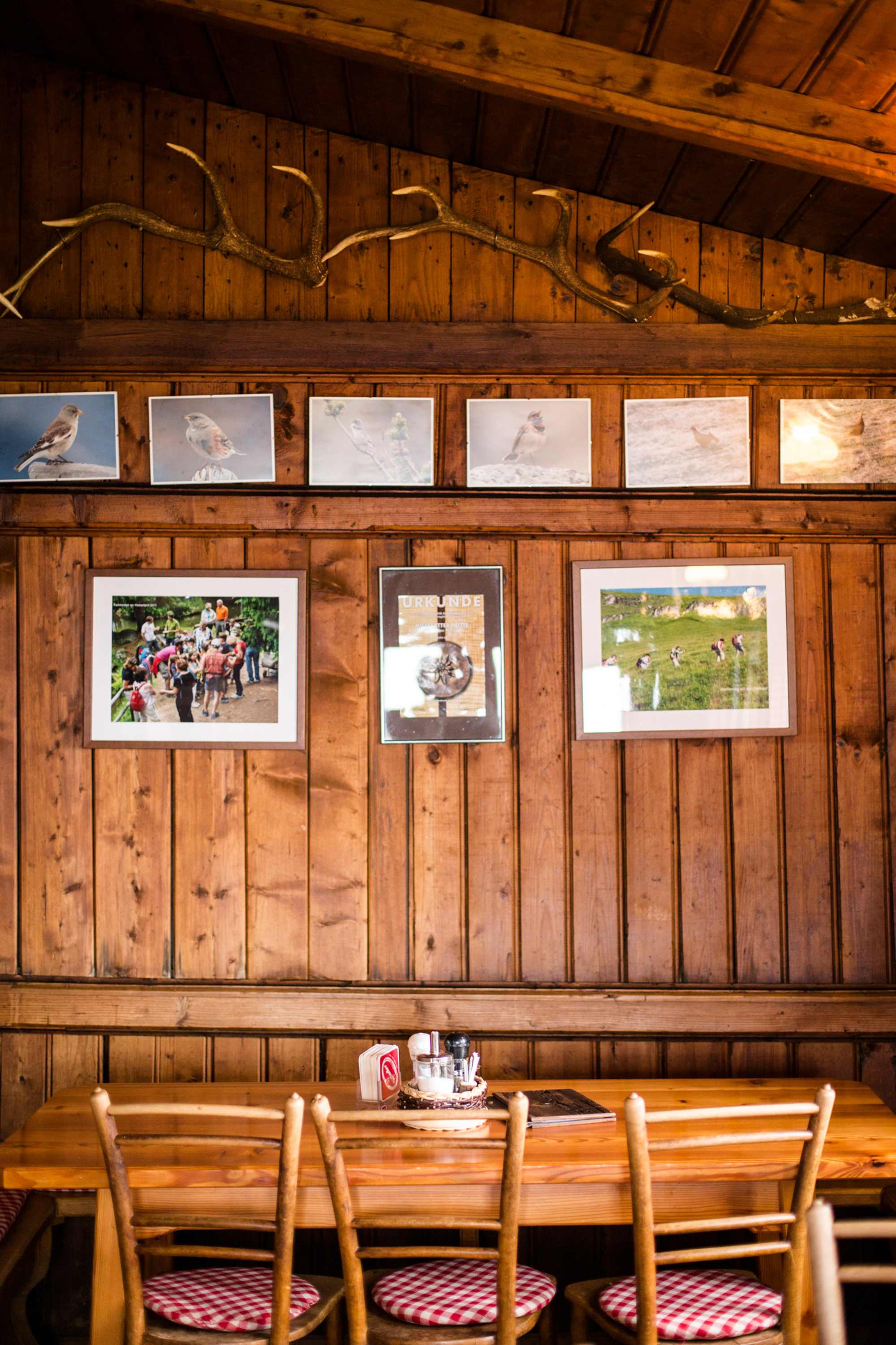 Die Stube auf der Millstätter Hütte