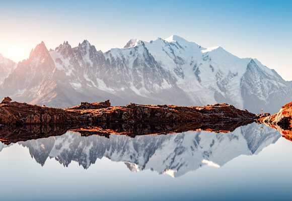 Mont Blanc von Lac Blanc