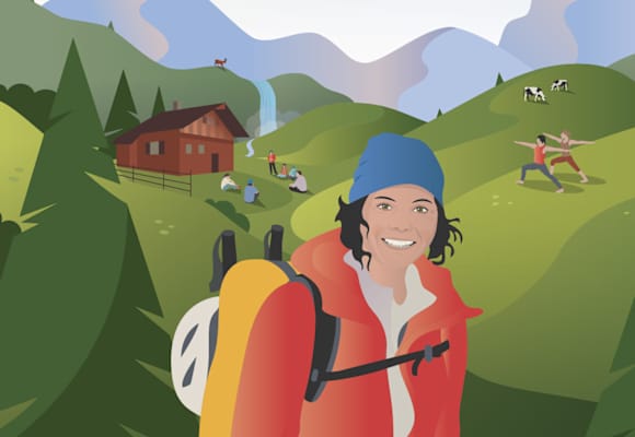 Unterwegs mit der österreichischen Alpinistin Gerlinde Kaltenbrunner