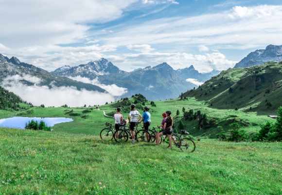 Lai da Vons, Gravel-Bike-Route Hinterrhein