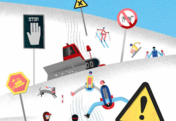 Skipiste Pistentouren