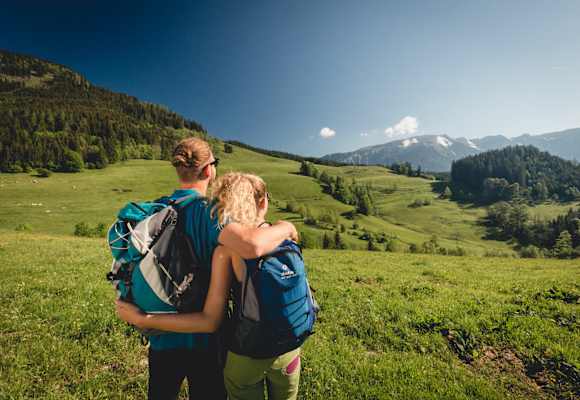 Wandern in der Hochsteiermark – hier auf der Falkensteinalm