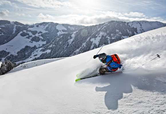 Freeriden in Saalbachs Winterwonderland