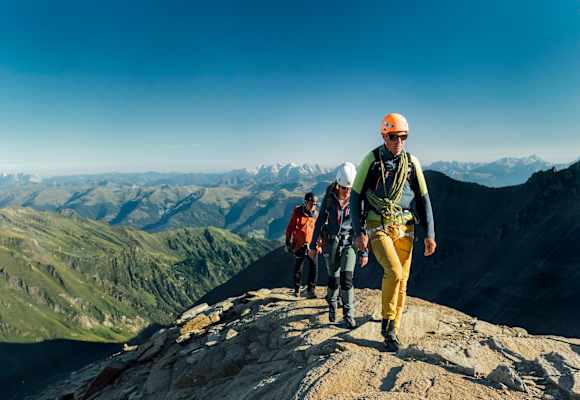 Die Besteigung des Großen Wiesbachhorns über das Heinrich-Schwaiger-Haus ist auch heute noch eine alpinistische Herausforderung. 