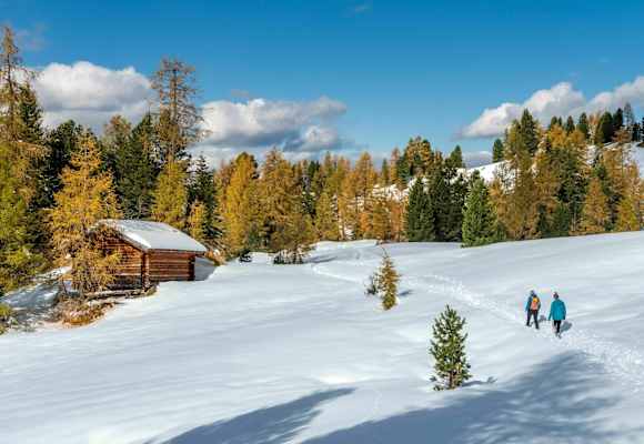 Winterwandern in den Südtiroler Dolomiten, Alta Badia