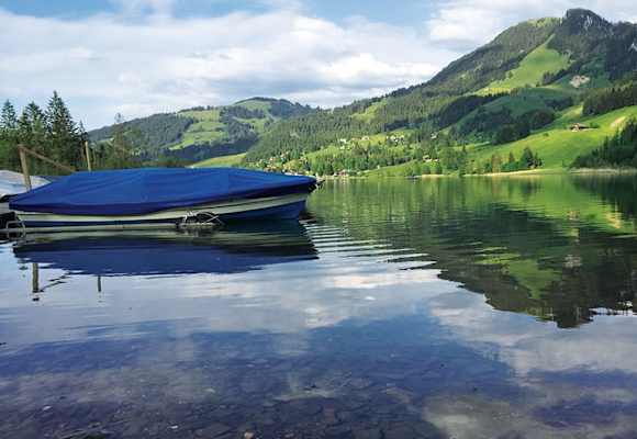Der Schwarzsee in den Freiburger Voralpen
