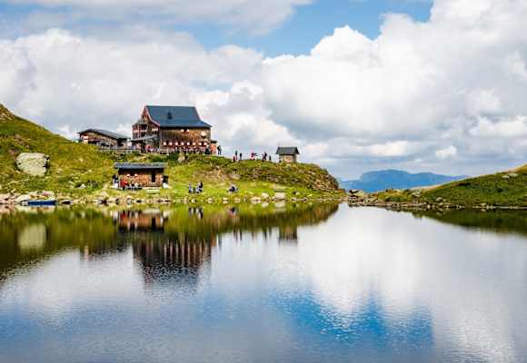 Der Wildseelodersee mit dem Wildseeloderhaus