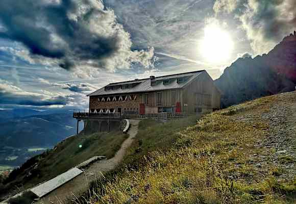 Stimmungsvoll – die Gruttenhütte