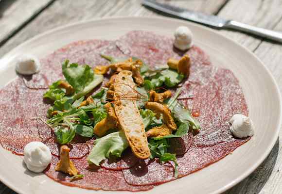 Carpaccio auf der Jimmy Hütte