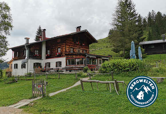 Die Kaindlhütte oberhalb von Kufstein