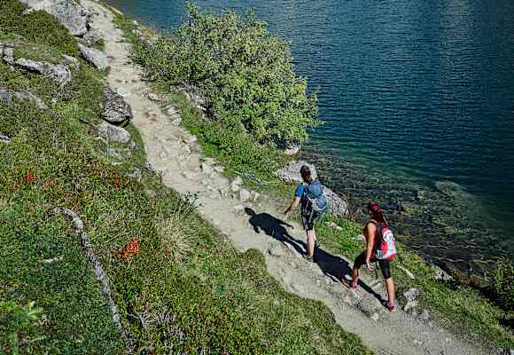 Wanderer am Tappenkarsee