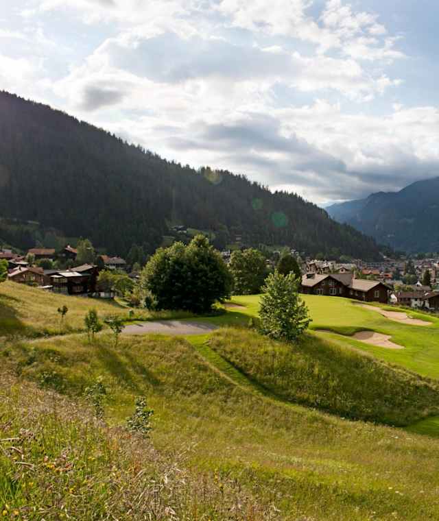 Blick auf Davos Dorf