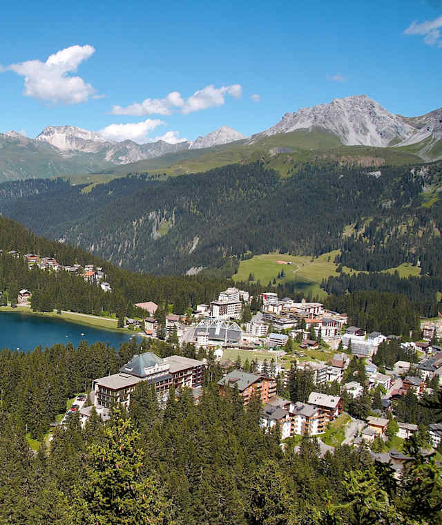 Blick auf Arosa