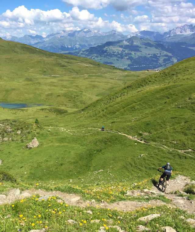 Singletrail zum Grüensee