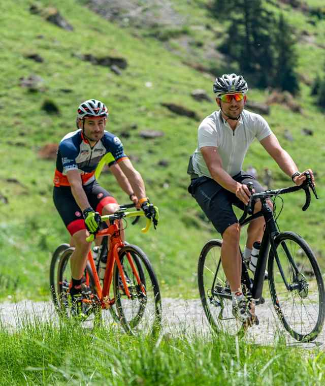 Auf der vierten Etappe der Tour Vorderrhein