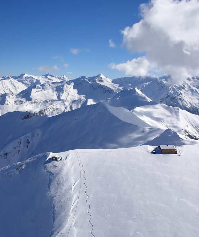 Der Gamskarkogel mit der Gamskarkogelhütte
