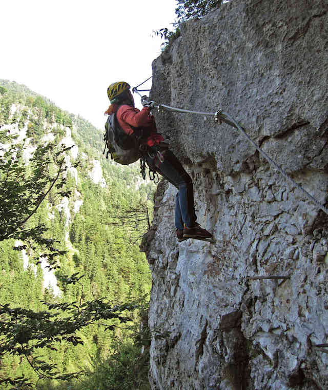 Poppenberg Klettersteig bei Hinterstoder