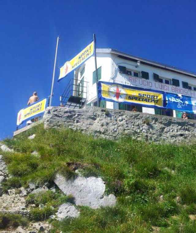 Die beliebte Brioschihütte