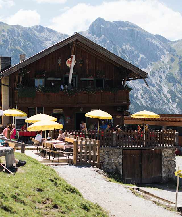 Die Bärenbadalm im Karwendel