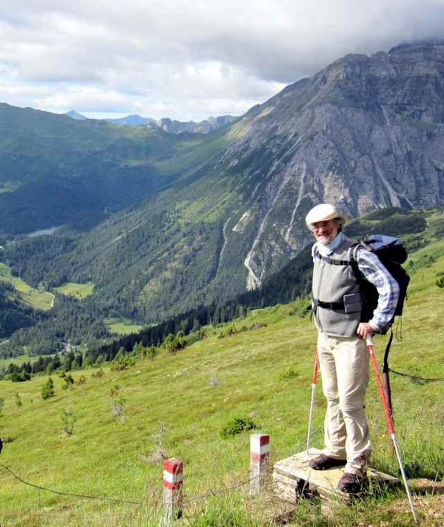 Blick auf das Portjoch
