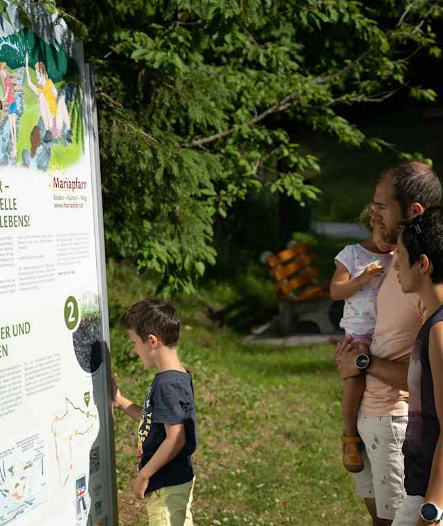 Lehrreicher Wissensweg - der Boden-Kultur Weg in Mariapfarr