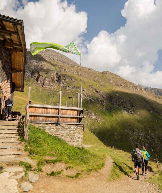 Aufbruch von der Brixner Hütte