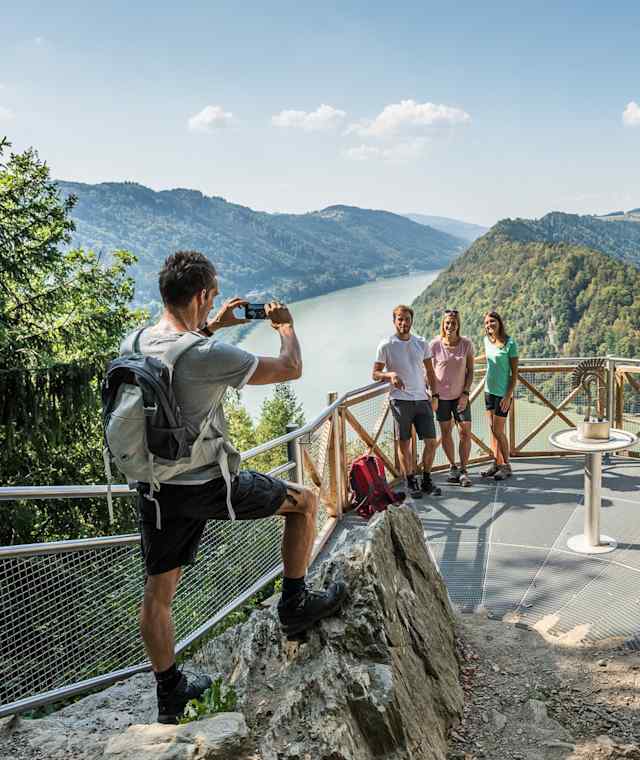 Aussichtsplattform Schlögener Schlinge
