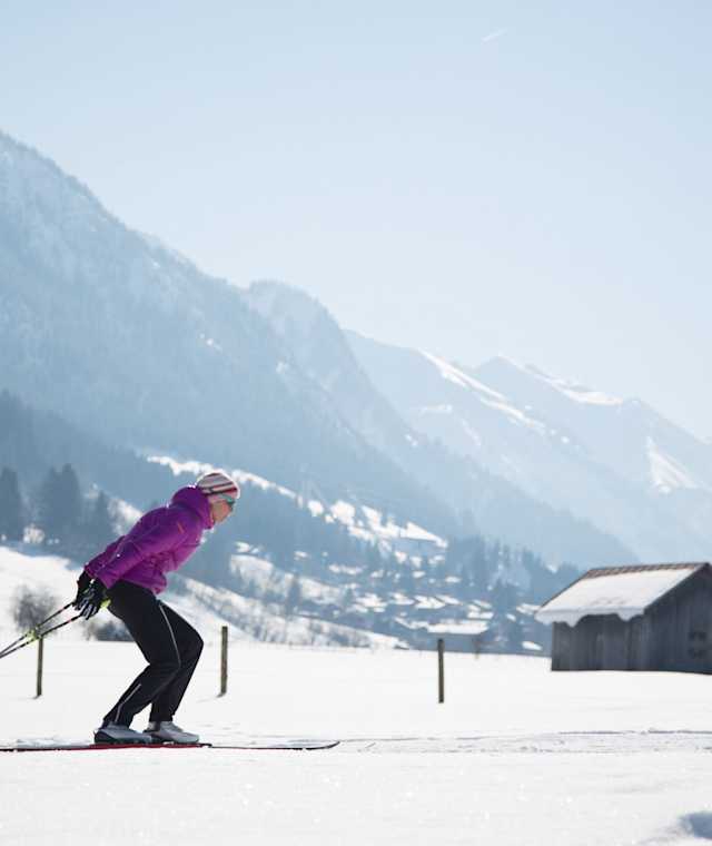 Am Oberstdorf-Rundkurs kann man richtig Gas geben.