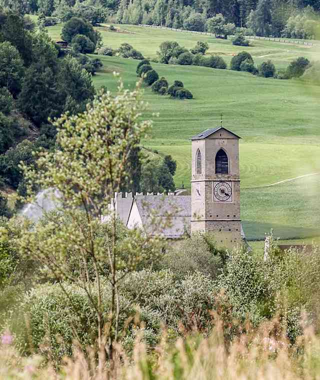 Die Klosteranlage St. Johann in Müstair. 