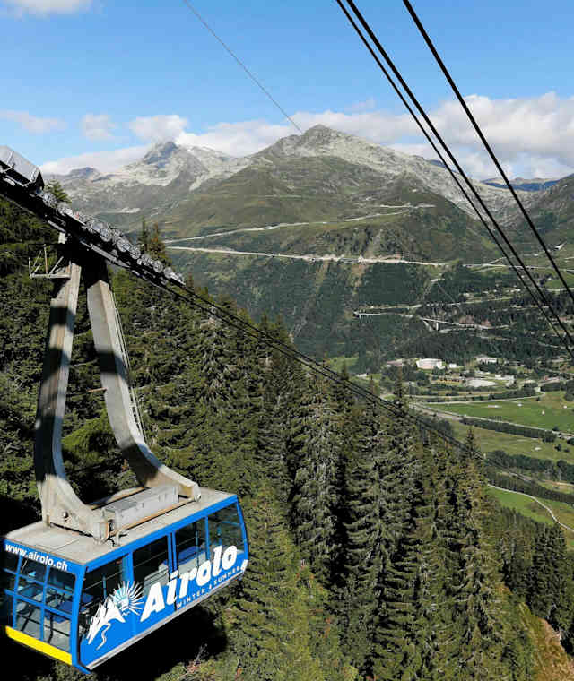 Seilbahn Airolo-Pesciüm