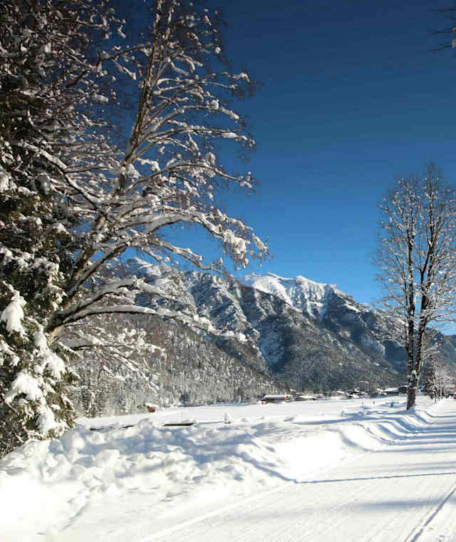 Winterlandschaft im Naturpark Karwendel
