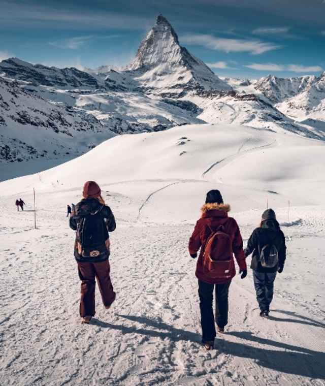 Winterwandern von Rotenboden nach Riffelberg 